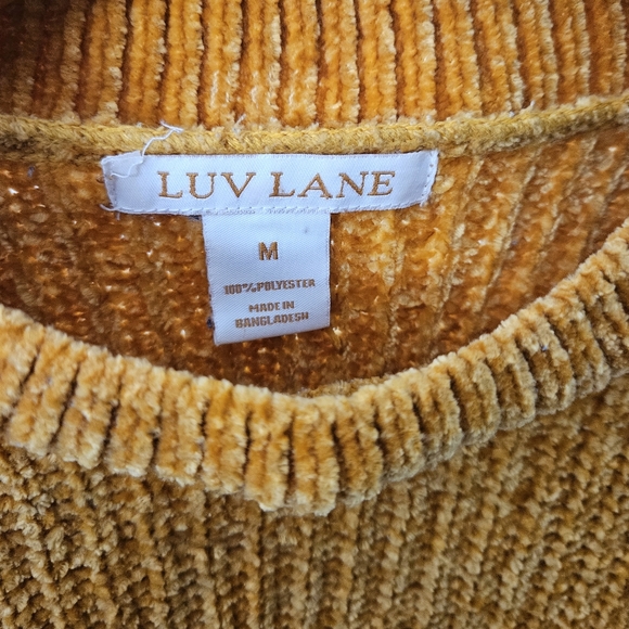 Yellow crop knitted sweater - Picture 4 of 4